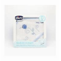 Accappatoio quadrato piquet azzurro 0m+