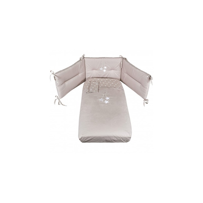 Set piumetto letto 3 pz. ric. Sfil. (piumetto imbottito, par