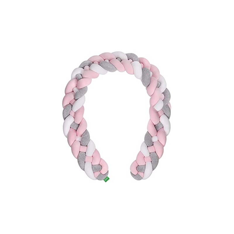 Treccia paracolpi giroletto 300cm rosa
