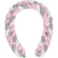 Treccia paracolpi giroletto 300cm rosa